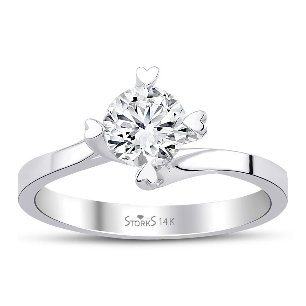 0.74 ct. Pırlanta Tektaş Yüzük