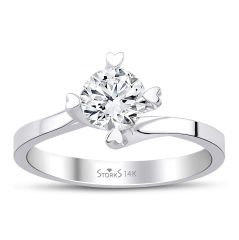 0.74 ct. Pırlanta Tektaş Yüzük