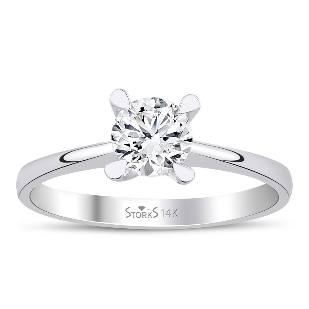 0.61 ct. Pırlanta Tektaş Yüzük