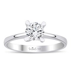 0.61 ct. Pırlanta Tektaş Yüzük