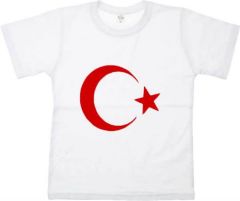 AY YILDIZ BASKILI ÇOCUK TİŞÖRTÜ 10 ADET FİYATIDIR.(1 DESTE)