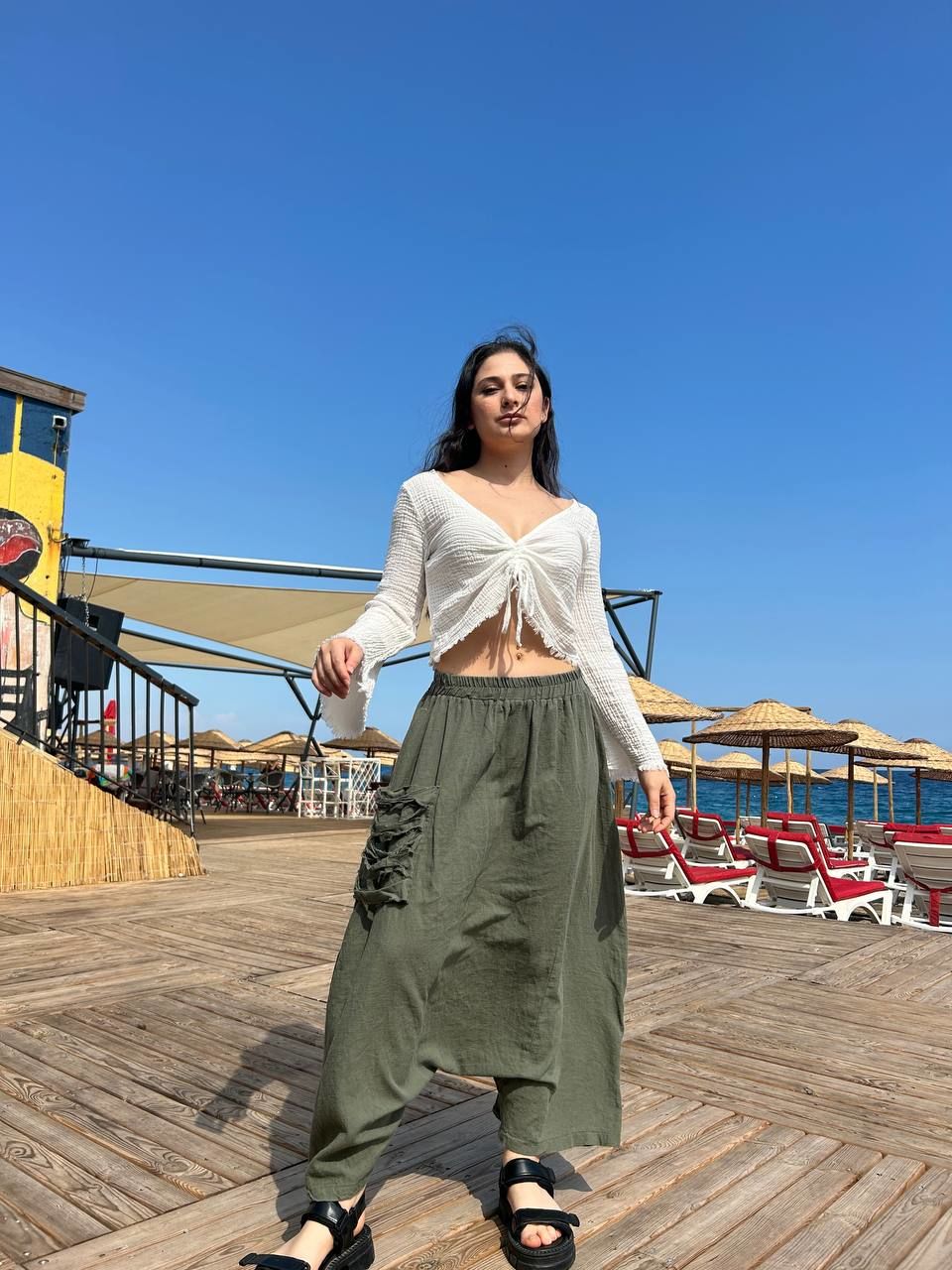 Önden Bağlamalı Crop