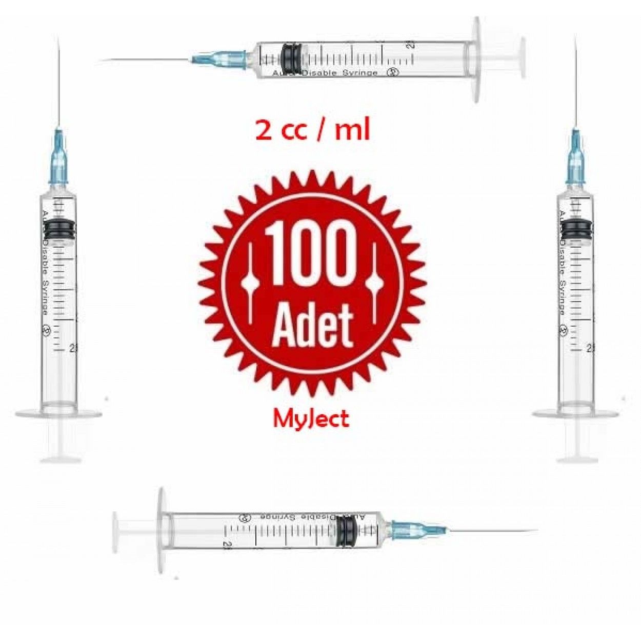 2 ml. Enjektör 100 lük