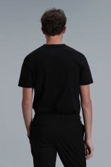 Modern Graphic T- Shirt Black
